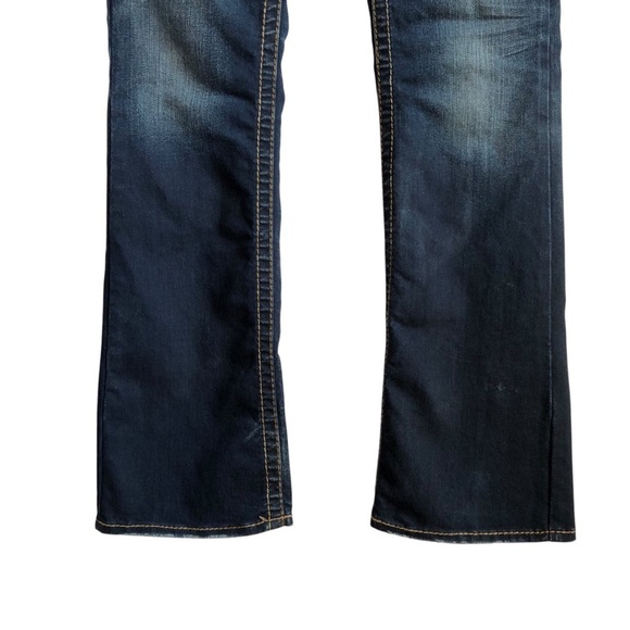 Silver Jeans Aiko Bootcut Size 28 Dark Wash Y2K - Picture 4 of 16